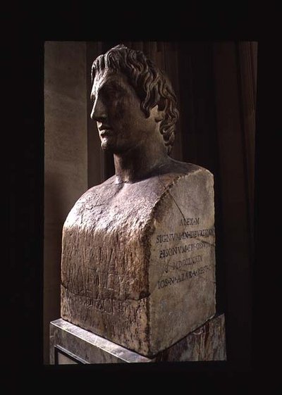 सिकंदर महान (356-323 ईसा पूर्व) (संगमरमर) (16524 भी देखें) द्वारा लाइसिपस (इसके लिए जिम्मेदार)