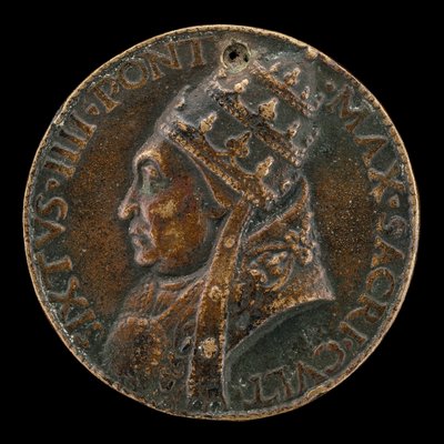 सिक्सटस IV फ्रांसेस्को डेला रोवरे, 1414-1484, पोप 1471 [विपरीत]। द्वारा लिसिपस जूनियर
