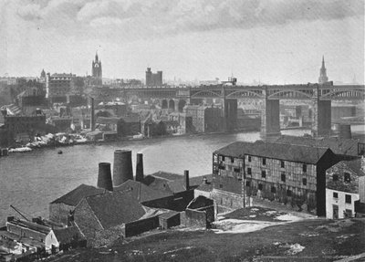 न्यूकैसल-ऑन-टाइन, रैबिट बैंक्स से, c1900 द्वारा एम। चाची