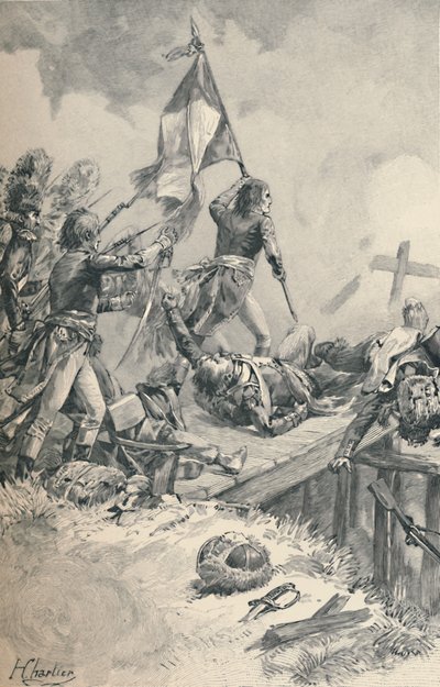 बोनापार्ट एट आर्कोले, 1796, 1896 द्वारा एम। हैदर