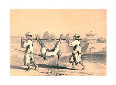भव्य हमले के बाद सुबह दीवार से स्केच, चीन, 19वीं सदी। द्वारा एम और एन हनहार्टो