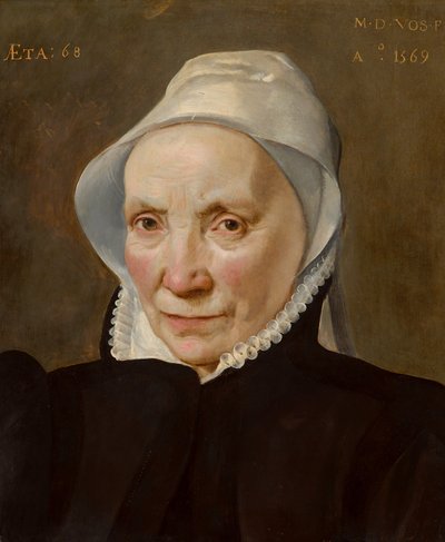 एक बूढ़ी औरत का चित्रण द्वारा Maarten de Vos