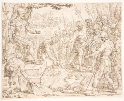 गिदोन लूट प्राप्त कर रहा है द्वारा Maarten van Heemskerck