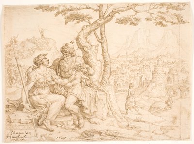 यहूदा और तामार द्वारा Maarten van Heemskerck