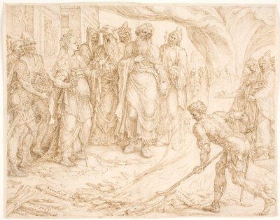 तामार ने खुद को पहचाना द्वारा Maarten van Heemskerck