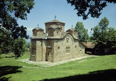 सेंट पेंटेलिमोन का मठ चर्च, c.1164 बनाया गया द्वारा मेसेडोनियन स्कूल