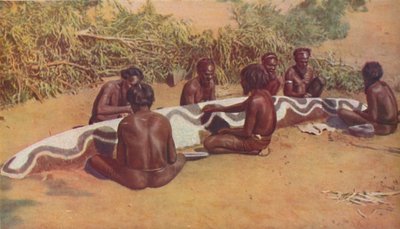 ऑस्ट्रेलियाई अश्वेतों के बीच टोटेमिस्टिक रिचुअल, c1935 द्वारा मैकमिलन प्रकाशक