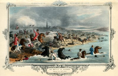 फुट की अठारहवीं रेजीमेंट, द बैटल ऑफ ब्लेनहेम, 13 अगस्त 1704 द्वारा मैडली