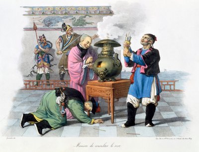 'भविष्य बताने का एक तरीका', चीन, 1824-1827 द्वारा मैडेमोसेले फ़ोरमेंटिन