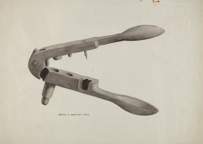 बुलेट मोल्ड, सी. 1937. द्वारा माजेल जी. क्लाफलिन
