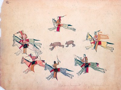 द भालू हंट, 1875 द्वारा दवा बनाना