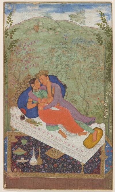 सुल्तान मुराद और एक कंसोर्ट, सीए। 1597 द्वारा मनोहर