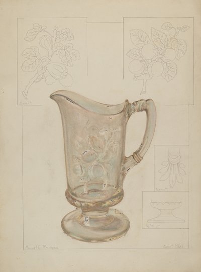 पिचर, 1937. द्वारा मैनुअल जी. रुन्यान