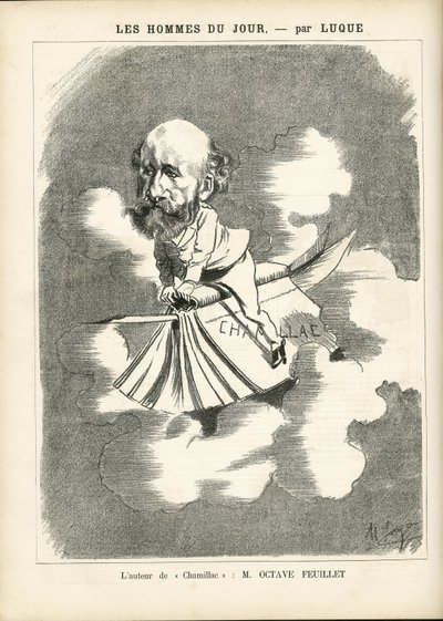 ला कैरिकेचर (1880) में मैनुअल ल्यूक (1854-1919) द्वारा चित्रण द्वारा मैनुअल ल्यूक