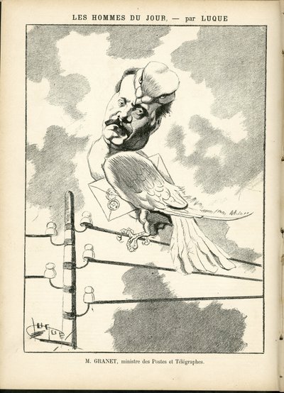 ला कैरिकेचर (1880) में मैनुअल ल्यूक (1854-1919) द्वारा चित्रण द्वारा मैनुअल ल्यूक