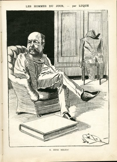ला कैरिकेचर (1880) में मैनुअल ल्यूक (1854-1919) द्वारा चित्रण द्वारा मैनुअल ल्यूक
