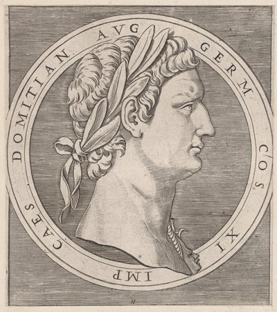 रोमन भव्यता का दर्पण: डोमिनिटियन, द ट्वेल्व कैसर से, सीए। 1500-1534।, सीए। 1500-1534। द्वारा मार्केंटोनियो रायमोंडी