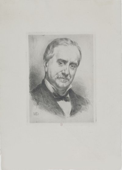 पॉल डूरंड-रूएल का पोर्ट्रेट 1831-1922, 1882। द्वारा मार्सेलिन गिल्बर्ट देसबाउटिन