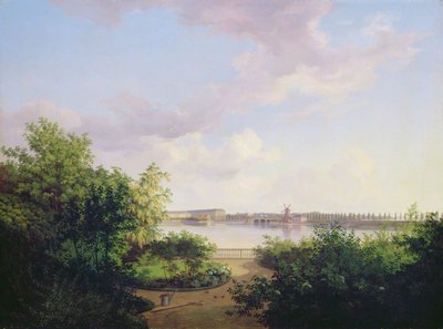 द बर्न ऑफ द जोहान्स एम्सिनक ऑन बिन्नलेनस्टर, 1837 द्वारा Marcus Johann Haeselich