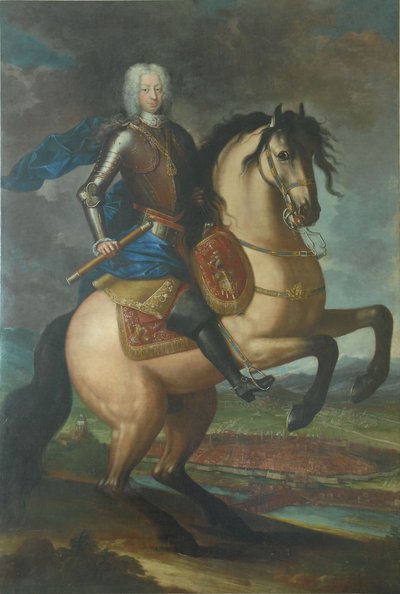 कार्लो इमानुएल III का अश्वारोही चित्र द्वारा Maria Giovanna Clementi