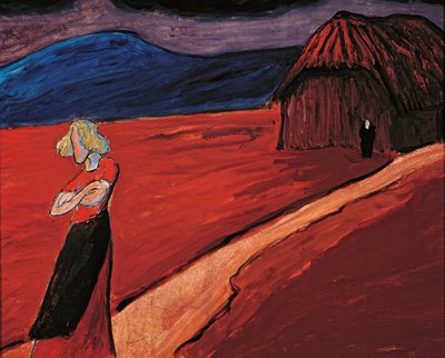 दुखद मनोदशा, 1910। द्वारा Marianne von Werefkin
