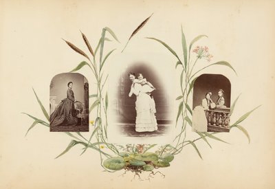 मैडम बी एल्बम, 1870 का दशक। द्वारा मेरी ब्लैंच हेनेले फोरनेयर