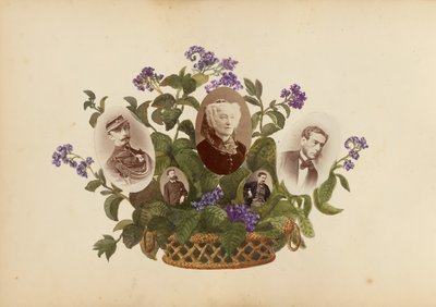मैडम बी एल्बम, 1870 का दशक। द्वारा मेरी ब्लैंच हेनेले फोरनेयर