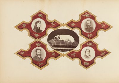 मैडम बी एल्बम, 1870 का दशक। द्वारा मेरी ब्लैंच हेनेले फोरनेयर