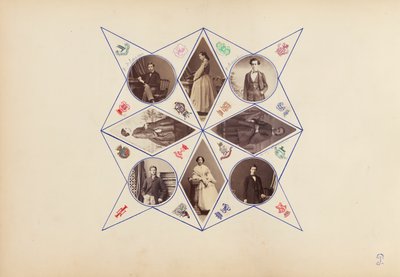 मैडम बी एल्बम, 1870 का दशक। द्वारा मेरी ब्लैंच हेनेले फोरनेयर