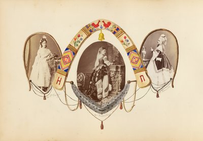 मैडम बी एल्बम, 1870 के दशक। द्वारा मेरी ब्लैंच हेनेले फोरनेयर