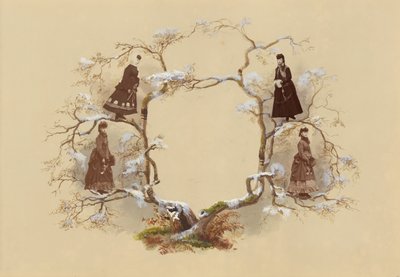 मैडम बी एल्बम, 1870 के दशक। द्वारा मेरी ब्लैंच हेनेले फोरनेयर