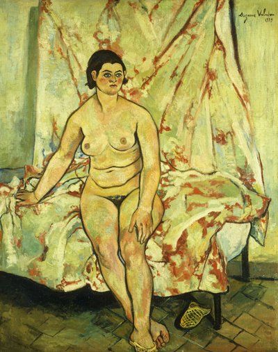 एक बिस्तर के किनारे पर नग्न शनि; बेड के किनारे पर नग्न बैठे, 1929 द्वारा Marie Clementine Valadon