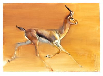 अरेबियन गजल, 2010 (कागज पर तेल) द्वारा मार्क एडलिंगटन