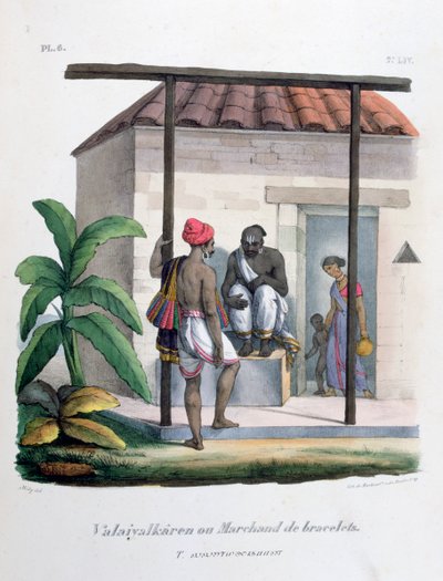 कंगन व्यापारी, 1828 द्वारा मारलेट एट सी