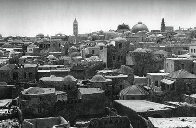 जेरूसलम और डोम ऑफ द होली सेपुलचर, 1937 द्वारा मार्टिन हर्लिमैन