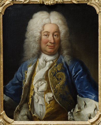 Le roi Frederic I de Suede - स्वीडन के राजा फ्रेडरिक I का पोर्ट्रेट (1676-1751), मिजटेन्स (मेयटेन्स), मार्टिन वैन, द यंगर (1695-1770) द्वारा। तेल के रंगों से केन्वस पर बना चित्र द्वारा मार्टिन II मायटेंस या मेयटेन्स