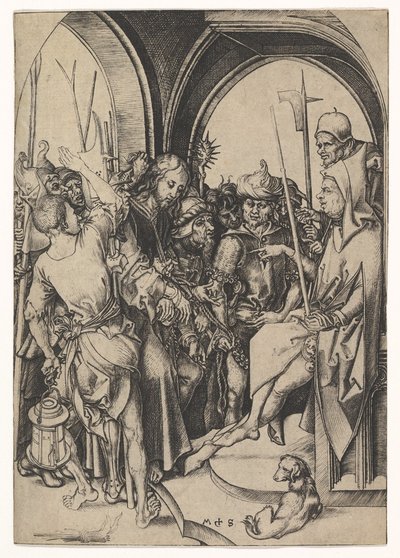 मसीह अनस से पहले, ca. 1435-1491। द्वारा मार्टिन शॉन्गॉउर