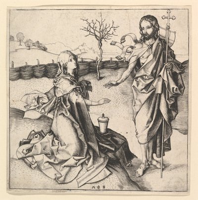 मुझे मत छुओ, सीए 1435-1491। द्वारा मार्टिन शॉन्गॉउर