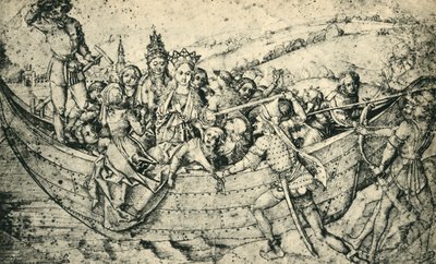 सेंट उर्सुला और उनके साथियों की शहादत, c1450, 1943। द्वारा मार्टिन शॉन्गॉउर