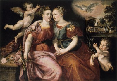 शांति और न्याय, 16 वीं शताब्दी। द्वारा Maarten de Vos