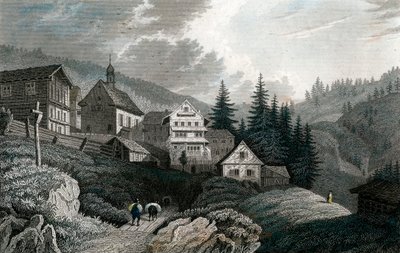 चर्च मारिया श्नी, रिगी, स्विट्जरलैंड, 1850। द्वारा मार्टीनी