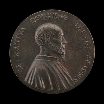 मार्को मंटोवा बेनावाइड्स, 1489-1582, वकील और कलेक्टर [विपरीत]। द्वारा मार्टिनो दा बर्गमो