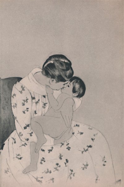मदर एंड चाइल्ड, c.1890s, 1946 द्वारा मैरी कसाट