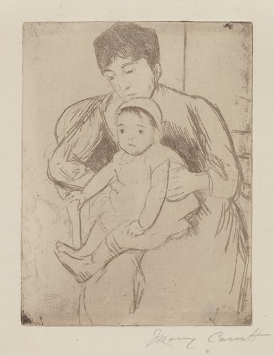 सैर के लिए बिल तैयार करना, c. 1889. द्वारा मैरी कसाट