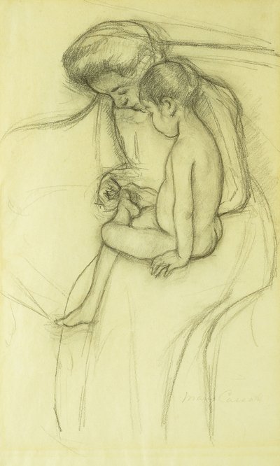 पेडीक्योर, c.1908 द्वारा मैरी कसाट
