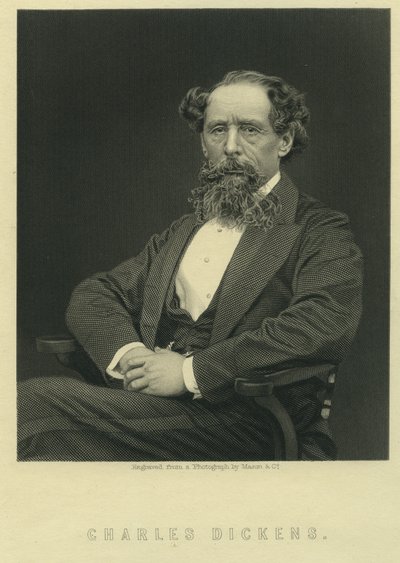 चार्ल्स डिकेंस, हर्बर्ट वाटकिंस की तस्वीर के बाद की तस्वीर (b.1828) द्वारा मेसन एंड कंपनी