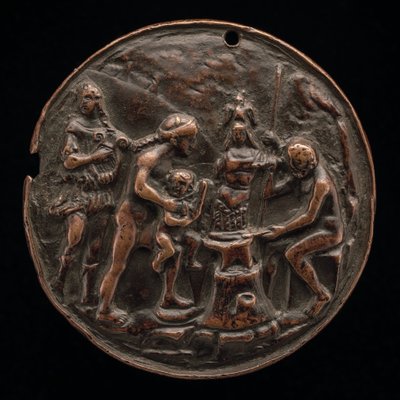 अपोलो, वीनस, मार्स और वल्कन, c.1500। द्वारा मास्टर एमसी