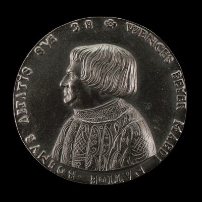वैक्लाव पेयर वेंसलॉस बेयर, 1488-1537, बोहेमिया के राज्य चिकित्सक [विपरीत], 1526। द्वारा मास्टर एमपी