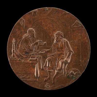 क्राइस्ट और निकोडेमस, सी। 1550. द्वारा मास्टर पीजी