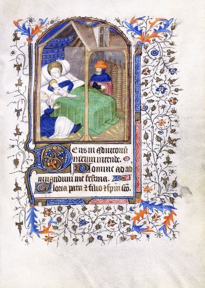 नैटिविटी, c.1430-1440 द्वारा म्यूनिख गोल्डन लेजेंड के मास्टर